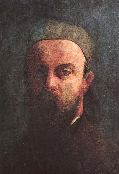 Self-Portrait 1880 by Odilon Redon (1840-1916) Musee d Orsay D.97-4-1